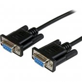 1M DB9 RS232 Serial Null Modem Cable F/F
