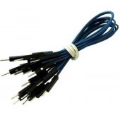 CAB_M-M 10pcs/set 10cm Male/Male Dupont Cable Blue For Breadboard