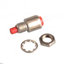 Red/ 5MM ultra-small round non-locking self-reset button /PS-402 mini push-on / normally open
