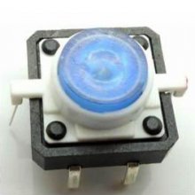 Blue LED 12V 12x12dip Illuminated Tactile switch with transparent button