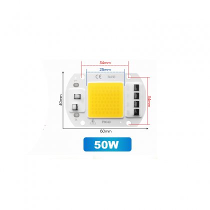 50W 110V Warm White LED light