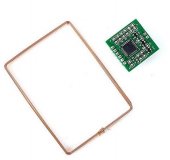 Card Reader Module, RFID Reader Wireless Module 134.2KHZ FDX-B EM4305 Card Reader UART Contactless Controller with Antenna