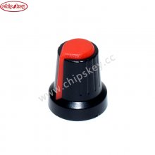 Red and Black Potentiometer Knob 6*15*17