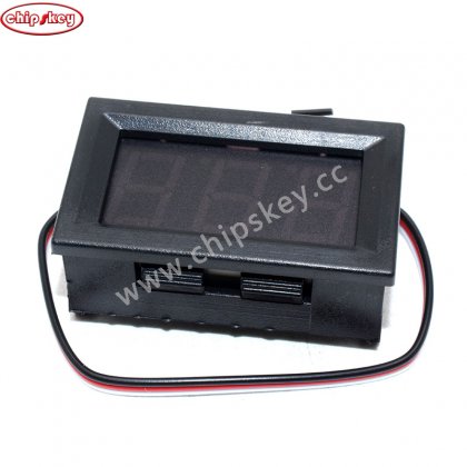 Green 0.56'' 3 Wire DC0-100V LED Digital Display Voltage Panel Meter Voltmeter