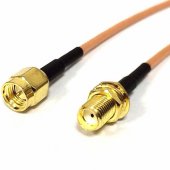 SMA-J Male inside to SMA-K Female inside 20CM RG316 Cable