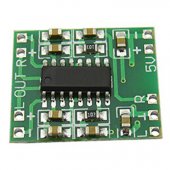 Ultra-miniature digital amplifier board 2*3W Class-D digital amplifier board can effectively 2.5 ~ 5V USB power supply