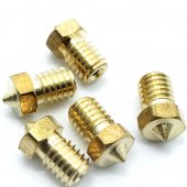 0.3mm E3DV6 Brass Extruder Nozzle Head 3mm Filament for 3D Printer