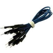 CAB_M-M 10pcs/set 15cm Male/Male Dupont Cable Blue For Breadboard
