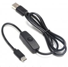 USB Type-C USB Cable With Swtich For Raspberry PI 4