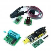 Flash EEPROM BIOS programador USB CH341A+adapter+SOP8 burning clip