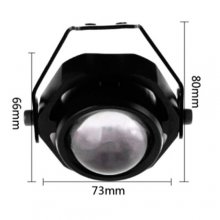 10W-12V 10W 700lm 6500K LED White Light Mini Spotlight