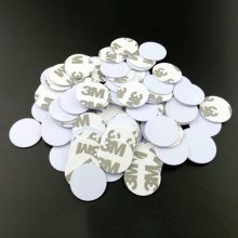 125khz RFID EM4305 T5577 Adhesive Sticker Coin Card Rewritable Copy Clone Card Diameter 25mm