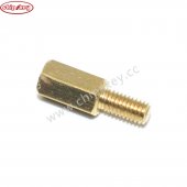 8MM+6 M3 Brass Threaded Stand-Off Hex Screw Pillars