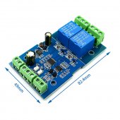Modbus-Rtu 2-channel relay module switch input and output RS485/TTL communication output