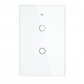 2CH WIFI US(118*72*35mm) Touch Switch with RF 433Mhz