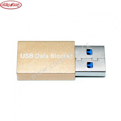 Gold USB Data Blocker Supports Charging Up To 12V/3A For Android IOS Windows Blackberry System Protect Data Security Support Dropship