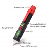 Voltage Indicator Electrical Tester AC Voltage Detector Pen HABOTEST Circuit Breaker Finder Smart Live Null Wire Check HT101