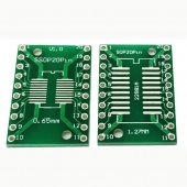 SOP20 SSOP20 TSSOP20 patch to inline DIP 0.65/1.27mm adapter board