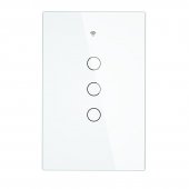 3CH WIFI US(118*72*35mm) Touch Switch with RF 433Mhz