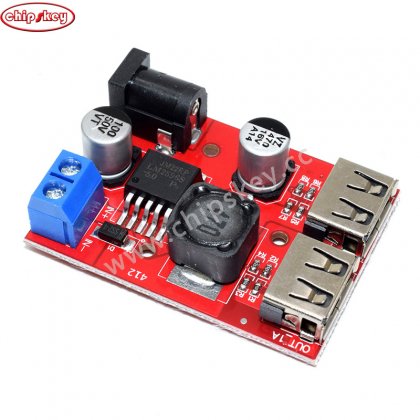 DC-DC Converter Buck Step Down Module 36V 24V 12V 9V (6V-40V) to 5V 3A Dual USB Output Car charger Regulators