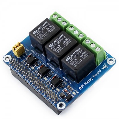 3-Channel 5V Raspberry pi relay Shield Module Extension board Shield for Raspberry Pi A+/B+/2 B/3B/3B+