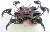 18DOF Aluminium Hexapod Robotic Spider 6 Legs Robot Frame Kit