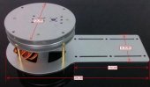 Robot Disc Base/Metal Disc/1 Degree of Freedom PTZ/Robot Intelligent PTZ Camera Accessories