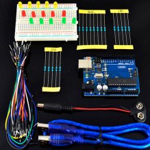 UNO R3 + breadboard 400 point + LEDs Starter Learning Kit for Arduino ( 2 )