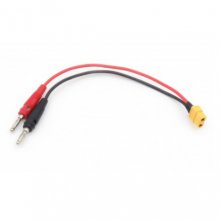 Female 20cm XT60 Connector to 4.0 Banana Plug Balance Charge Cable Wire