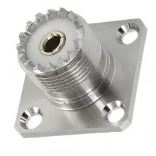 Connector pl-259 female uhf so-239 da pannello 7/16