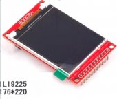 2.0 inch TFT LCD module color screen SPI serial port only 4 IO ILI9225 driver