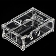 Transparent Acrylic Case Box Enclosure for the Raspberry Pi 512M Model B