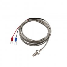 M6 Screw Temperature Sensor Thermocouple K type with 0.5m Metal cable