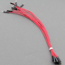 CAB_F-M 10pcs/set 20cm Female/Male Dupont Cable Red For Breadboard