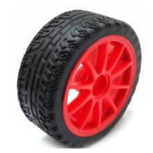 65MM Wheel Need Couplings Red