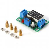 Efficient synchronous rectification DC-DC regulator with a voltage meter to 4.5-24V super LM2596