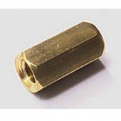 8MM Hexagon Brass Cylinder - Golden
