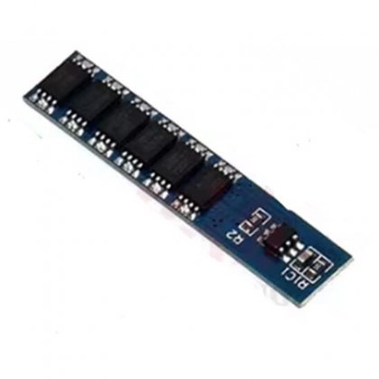 6 MOS (3.2V) single cell 3.2V LiFePo4 batteries protection board