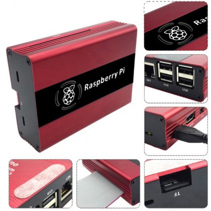 Aluminum alloy metal case FOR Raspberry PI 3 B+ model Raspberry pi aluminum shell