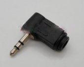 Gold-plated 3.5 repair headphone plug 3.5mm stereo plug dual channel DIY headset 3 section stereo welding head