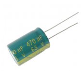 470UF 63V LOW ESR Electrolytic Capacitor 13*20MM