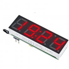 Red /High precision R8025 replaces DS3231 digital clock/LED digital tube electronic clock luminous on-board clock temperature