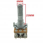 A50K 16 type potentiometer A50K double 6 feet