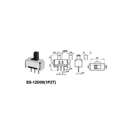 SS-12D09 G4 Slide Switch