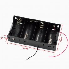 4 slot D size 6V battery holder With SM 2P Header
