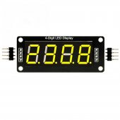 Yellow TM1637 LED Display Module 4 Digit 7 Segment 0.56 inch Time Clock Indicator Tube Module