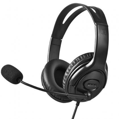 Headphone headset headset desktop computer telephone landline with microphone microphone