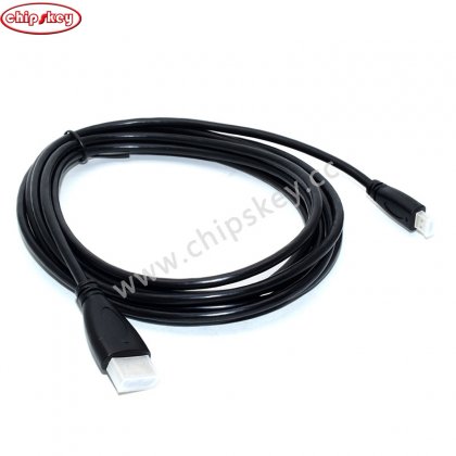 Micro HDMI cable to HDMI 19+1 work for 4K 3M length