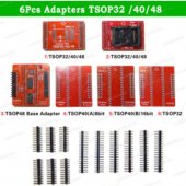 6pcs Adapter TSOP32/40/48 TL866II Plus USB Programmer Adapter TSOP32 TSOP40 TSOP48 OR TL866CS TL866A