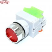 Red LAY37-11 bn (Y090-11 bn)flat button switch button 1NO + 1NC CONTACT